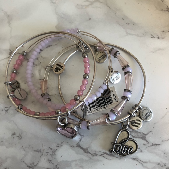 Alex and ani love bangle set - Picture 2 of 4